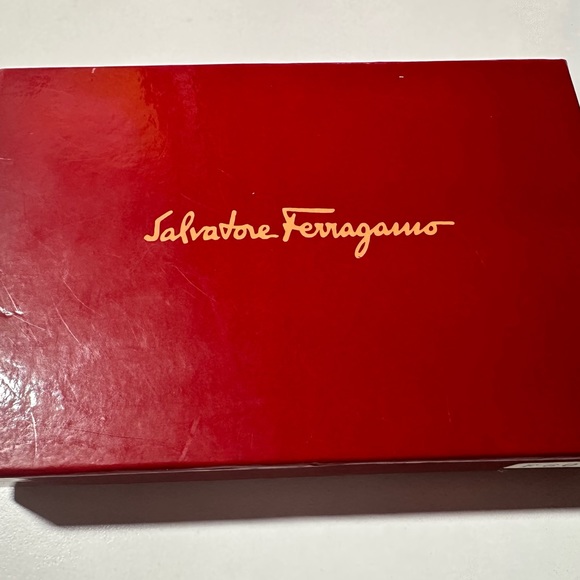 Salvatore Ferragamo Black Leather Wallet with 5 card holder+coin pocket - Picture 2 of 9